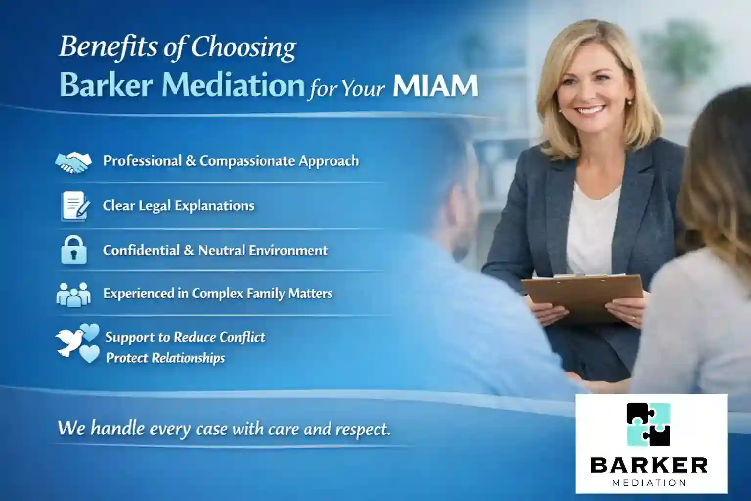 Benefits of Choosing Barker Mediation for Your MIAM Herefordshire